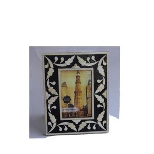 Venta caliente hecho a mano Floral Curving Bone Inlay Photo Frame todos los tamaños para la decoración del hogar - Product Image 2