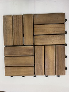 Baldosa de madera de acacia a presión, accesorio para cubierta, estilo vietnamita - Product Image 5
