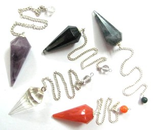 With Good Quality of Mix Gemstone 12 Facets Pendulums : Mix Gemstone 12 Facets Pendulums for Sale - Product Image 1