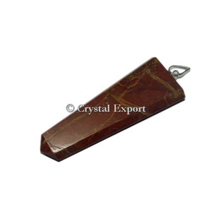 Pendentifs crayon plat jaspe rouge avec pendentifs breloque agate - Product Image 1