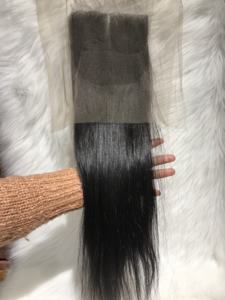 Raw Virgin ผมปิดด้านหน้า,HD โปร่งใสสวิสลูกไม้ด้านหน้า Vendor,โปร่งใส HD ด้านหน้าลูกไม้ - Product Image 4