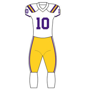 เสื้ออเมริกันฟุตบอลระบายอากาศได้ดีพิมพ์ลายแบบกำหนดเองเสื้อสั้นผ้าโพลีเอสเตอร์ระเหิดชุดเครื่องแบบใส่สบาย - Product Image 1