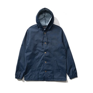 Chaqueta Cortavientos con Capucha, Estilo Urbano, Impermeable y Reversible, Ecológica, de Secado Rápido, 100% Poliéster - Product Image 6