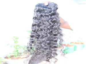 Paquetes de cabello Remy virgen indio 100%, cutícula alineada sin procesar, sensación de mano suave, cabello humano Original, sin enredos, se desvanece - Product Image 5