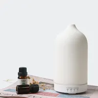 Difusor de aceites esenciales moderno, 100ml, ajuste de tiempo, porcelana de cerámica, aroma