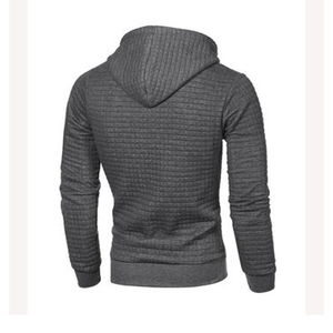 Sudadera con capucha estilo Wrinkle OEM, color gris oscuro, corte ajustado, estilo bolsillo canguro - Product Image 3