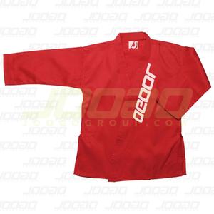 Uniforme de Karate ligero de 8oz Gi blanco negro con cinturón para adultos y niños - Product Image 1