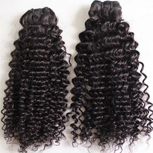 Cuticule brésilienne vierge crue cheveux alignés vague naturelle profonde bouclés cheveux humains dentelle perruque birmane crépus bouclés cheveux humains pour la Zambie - Product Image 3