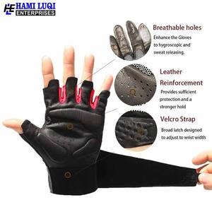 Gants demi-doigt pour hommes, équipement de sport, Fitness en plein air, d'équitation, vente en gros, - Product Image 4