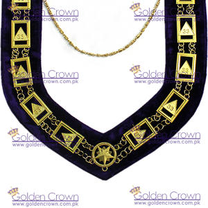 สร้อยคอชุบทองคำขาว 33 องศา ของสมาคมฟรีเมสัน |   มงกุฎทอง GC-2359 สำหรับผู้ใหญ่ทุกเพศ - Product Image 4