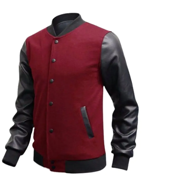 Красные Мужские приталенные куртки для колледжа Veste Homme и Другие куртки от City Sialkot, Пакистан