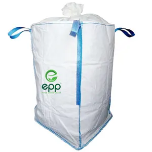 Best price and good quality safety factor 5:1 100% virgin PP woven jumbo FIBC bulka bag 1000kg bulk PP woven sacks