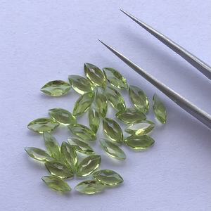 Piedra de peridoto verde Natural de 4mm, 6mm, 8mm, piedra tallada de marquesa, piedra preciosa suelta en Línea al mejor precio de fábrica al por mayor, tendencia AAA - Product Image 2