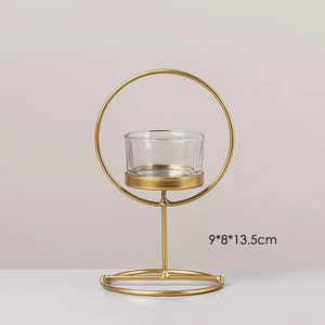 Support de bougie en fil métallique, vintage - Product Image 5