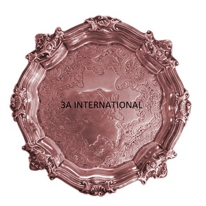 Assiettes rondes, plat de service pour aliments, design classique, plat à vaisselle, restaurant, cuisine, service de traiteur, ustensiles de cuisine, assiettes - Product Image 1