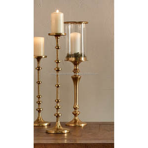 Support de haute qualité bougeoirs décoratifs verre métal décoration de la maison avec un design élégant - Product Image 4