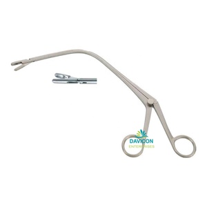 Pinzas JURASZ de Alta Calidad para Polipos Laríngeos y Tampones, 23 cm/9 pulgadas, Instrumentos Quirúrgicos ORL - Product Image 1
