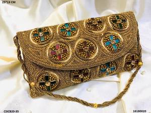 Bolso de mano étnico de diseñador, bolsa de mano nupcial - Product Image 4