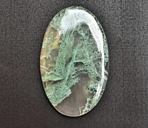 หินมอสส์อาเกต Cabochon,อัญมณีอาเกตสำหรับทำอัญมณีแฮนด์เมดหินโมราอัญมณีขัดหินโมรา - Product Image 5