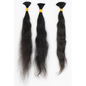 Remy Virgin Natural Wavy Cuticle Aligned Human Hair <b>Extensions</b> Wholesale Price - Product Image 1