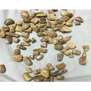 Pierres précieuses naturelles de jaspe, non percées, polies, en vrac, pour la fabrication de bijoux et l'artisanat, vente en gros - Product Image 1