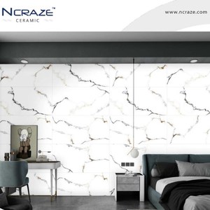 Ncraze 600X1200mm Azulejos de cerámica Acabado brillante Pulido Diseño moderno Certificado ISO 9001:2015 Casa de baldosas de madera de alta calidad - Product Image 3