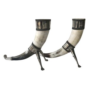 Bocina decorativa de diseño antiguo para el hogar y los hoteles, claxon decorativo de búhos con soporte de acero - Product Image 6