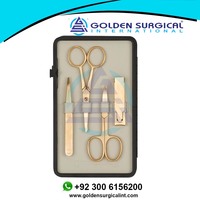 Ensemble professionnel de manucure et pédicure GOLDEN, kit de coupe-ongles en acier inoxydable |   Instruments de beauté modèle GSI-541