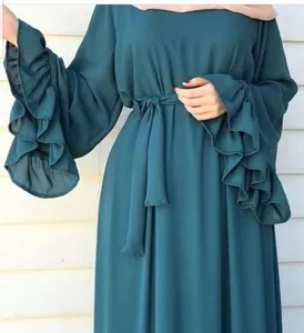 Hotsale סיטונאי אופנה מוסלמי שמלת ערב גבוהה כיתה מרוקאי העבאיה אלגנטי אסלאמי בגדים חדש דגם העבאיה בדובאי