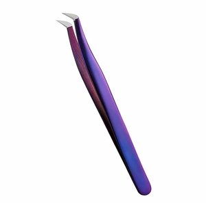 Volume russe Extension de cils pince à épiler Extension de cils pince à épiler ensemble droit incurvé pré-fabriqué ventilateur pince à cils écologique - Product Image 4