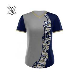 Camiseta de béisbol en blanco, barata, venta al por mayor - Product Image 3