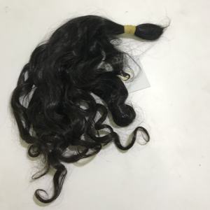 Extensiones de cabello humano virgen natural, mechones de pelo rizado de Vietnam sin procesar, Original - Product Image 4