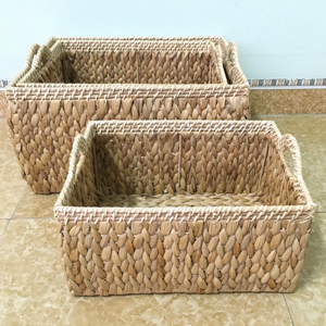 Cesta de jacinto de agua de la compañía GIA NGUYEN, Juego de 3 - Product Image 1