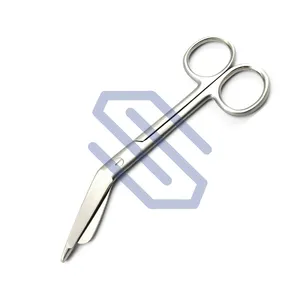 Медицинские бандажные ножницы Lister, хирургическая повязка для оказания первой помощи, 13 см, хирургические инструменты из нержавеющей стали CE