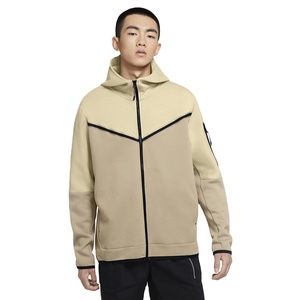 Sudaderas con capucha personalizadas al por mayor para hombre, diseño sólido de invierno, con logo, forro polar, fitness, casual, con cremallera completa - Product Image 1