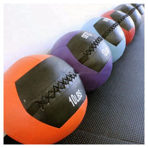 Pelota médica de goma suave y pequeña para hacer ejercicio, Balones médicos de peso, Medicine en la pared, juego de Lbs - Product Image 5