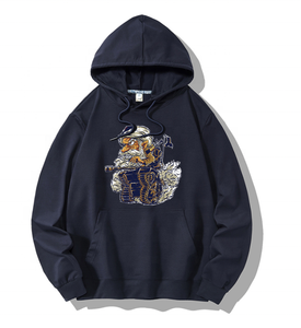 Unisex Winter Heavyweight Fleece Pullover Hoodie High Quality Cotton Oversized Design Customizable 3D for Embroidery Men - Product Image 3