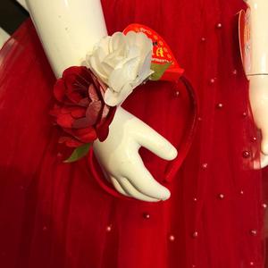 Vestido de Encaje Decorado con Mariposa para Niños, Tela de Satén de Diseño Elegante para Fiestas Formales de Noche, Suministro ODM de Primavera para Mayores de 8 Años - Product Image 3