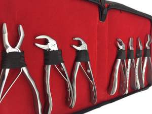 ชุดคีมทันตกรรมสำหรับเด็กจำนวน7ชิ้นอุปกรณ์สเตนเลสสตีลเครื่องมือจาก Raxine - Product Image 2