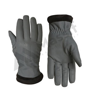Gants habillés en cuir de daim sur mesure, style uni, pour une utilisation décontractée en hiver - Product Image 6
