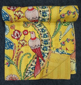 ผ้า Kantha พิมพ์ลายแบบสั่งทำ,ผ้าห่ม Kantha และผ้าห่ม Kantha เหมาะสำหรับร้านตกแต่งบ้าน - Product Image 5