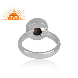Anillo de Plata de Ley 925 con gema de amazonita de cobre, joyería hecha a mano, para bodas - Product Image 4
