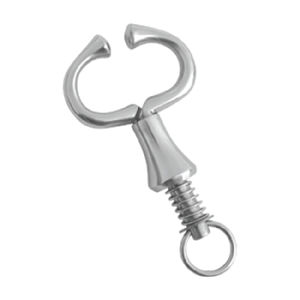 Mejor Sujetador de Ganado de 13 cm con Resorte, Instrumentos Veterinarios de Pakistán, Enrollado, Ecológico, Duradero, Reutilizable, de Acero Inoxidable para Ganado - Product Image 2