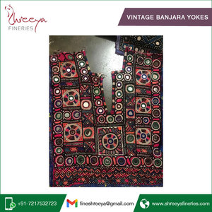 Yoke งานเย็บปะ Banjara,สินค้าแฮนด์เมดสไตล์วินเทจจากผู้ผลิตอินเดีย - Product Image 5