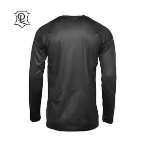 Camiseta personalizada de manga larga para Motocross, Jersey transpirable de secado rápido, color blanco y negro - Product Image 2