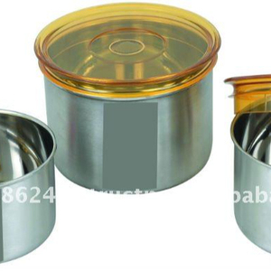 Vallabh Modern Steel <b>Belly</b> Cylinder Canister (6.5x8cm) - Product Image 6