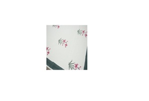 Bloc de Table en coton indien, 6 ou 8 places, motif Floral, fait à la main, base blanche, nappe, nouveauté - Product Image 6