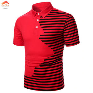Vente directe d'usine polo de sport en coton pour hommes meilleure qualité nouveau design à manches courtes décontracté uni tricoté polo Plus - Product Image 5