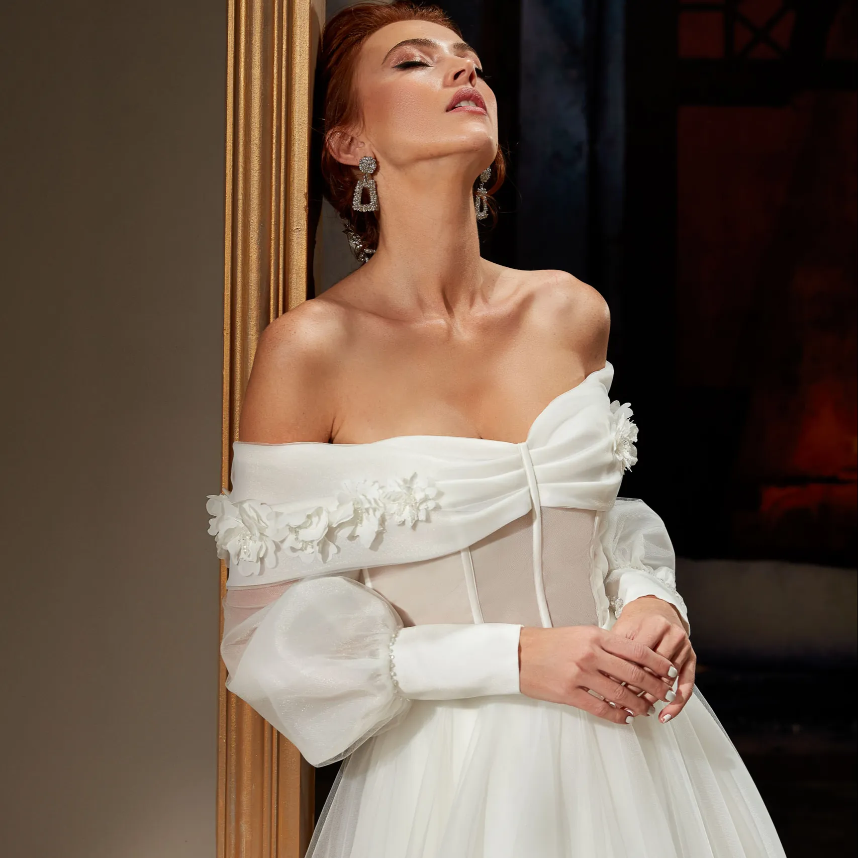 Royal organza bridal dress by Relactive