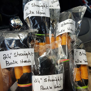 Pelo humano liso a granel sin procesar, pelo indio sin procesar, pelo virgen, cutícula, alignhair, precio al por mayor - Product Image 1